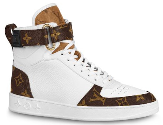 (W) Louis Vuitton LV Boombox High-Top Sneakers Putih 1A87Q2 Order (W) Louis Vuitton LV Boombox High-Top Sneakers Putih 1A87Q2