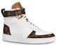 Order (W) Louis Vuitton LV Boombox High-Top Sneakers Putih 1A87Q2
