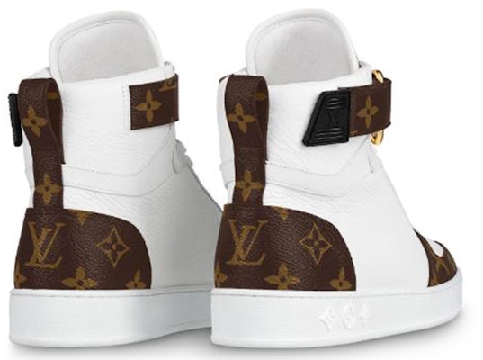 (W) Louis Vuitton LV Boombox High-Top Sneakers Putih 1A87Q2 Shop (W) Louis Vuitton LV Boombox High-Top Sneakers Putih 1A87Q2