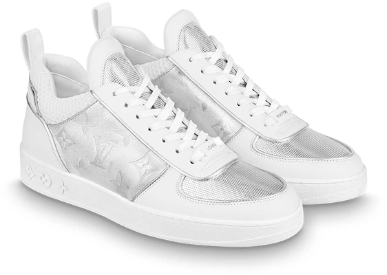 (W) Louis Vuitton Boombox Basket Basse ''Argent Blanc'' 1A9696 Lookbook (W) Louis Vuitton Boombox Basket Basse ''Argent Blanc'' 1A9696