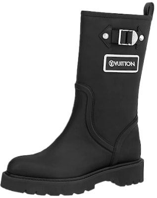 (W) Louis Vuitton Boot 'Kasut Slip-On Kulit Hitam' 1A9H8H Buy (W) Louis Vuitton Boot 'Kasut Slip-On Kulit Hitam' 1A9H8H