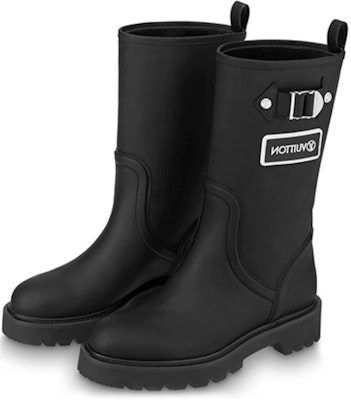 (Women) Louis Vuitton Boot 'Black Leather Slip-On' 1A9H8H Lookbook (Women) Louis Vuitton Boot 'Black Leather Slip-On' 1A9H8H