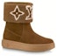 Order (Women) Louis Vuitton Boot 'Brown Leather' 1AACIQ