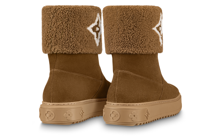 Shop (W) Bota Louis Vuitton 'Cuero Marrón' 1AACIQ