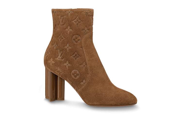 Order LOUIS VUITTON 皮革 舒適優雅 短靴 8cm 女款 干邑棕色