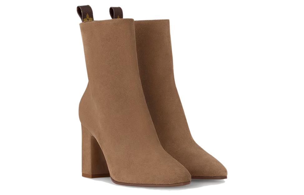 Lookbook (W) 루이비통 도나 브라운 청키 힐 컴포트 부츠 1ACKEB