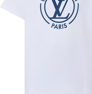 (W) ルイ・ヴィトン バイ ザ プール SS24 ロゴプリント 白 半袖Tシャツ 1AFTTY Sizing (W) ルイ・ヴィトン バイ ザ プール SS24 ロゴプリント 白 半袖Tシャツ 1AFTTY