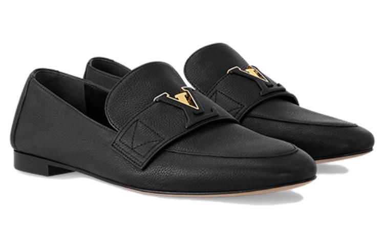 (W) LV Calf Leather Loafer 'Black Fashion' 圖 4