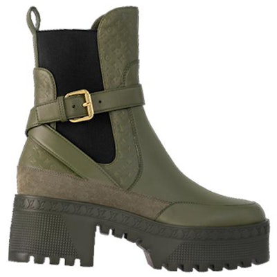 (Women) Louis Vuitton Calfskin Chelsea Boot 'Green Fashion' 1ACAAC Order (Women) Louis Vuitton Calfskin Chelsea Boot 'Green Fashion' 1ACAAC