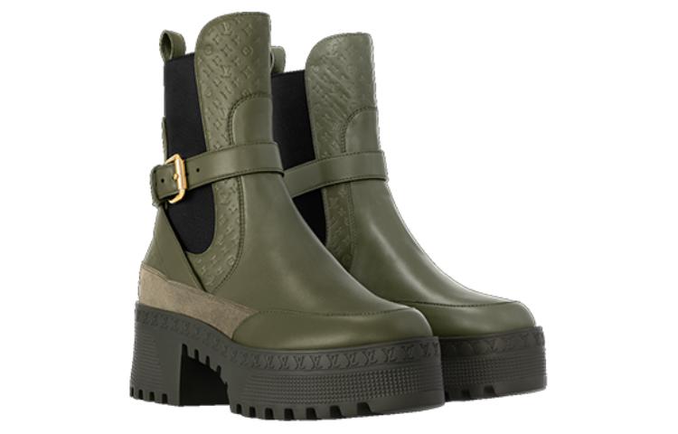 (W) LV Calfskin Chelsea Boot 'Green Fashion' 圖 3