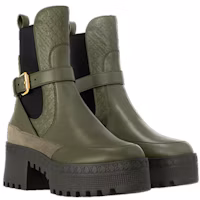 Lookbook (W) Louis Vuitton Sepatu Chelsea Calfskin 'Green Fashion' 1ACAAC