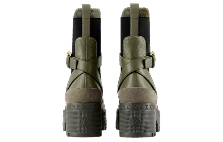 (W) LV Calfskin Chelsea Boot 'Green Fashion' 圖 4