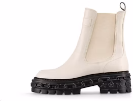 (Women) Louis Vuitton Calfskin Chunky Comfortable Versatile Chelsea Boot 'White' 1AC7YX (Women) Louis Vuitton Calfskin Chunky Comfortable Versatile Chelsea Boot 'White' 1AC7YX