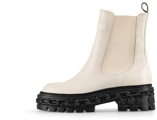 (Women) Louis Vuitton Calfskin Chunky Comfortable Versatile Chelsea Boot 'White' 1AC7YX Buy (Women) Louis Vuitton Calfskin Chunky Comfortable Versatile Chelsea Boot 'White' 1AC7YX