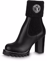 (Women) Louis Vuitton Calfskin Mid-Top Chelsea Boot 'Black' 1AAC20 (Women) Louis Vuitton Calfskin Mid-Top Chelsea Boot 'Black' 1AAC20