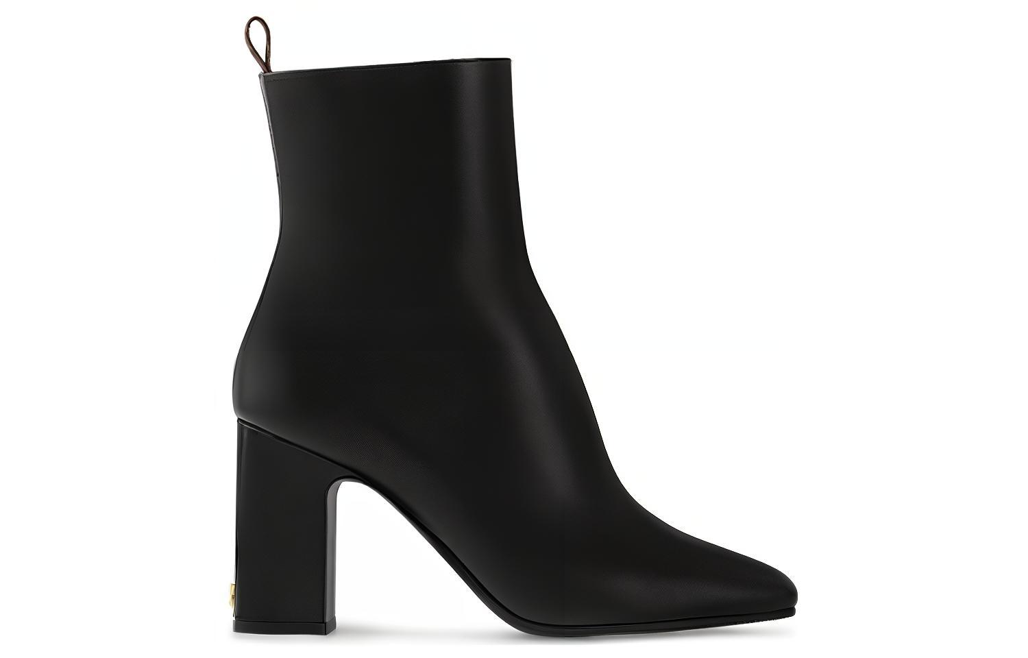 Order (Women) Louis Vuitton Calfskin Short Boot 'Black' 1ABUQ0