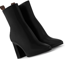 Shop (Women) Louis Vuitton Calfskin Short Boot 'Black' 1ABUQ0