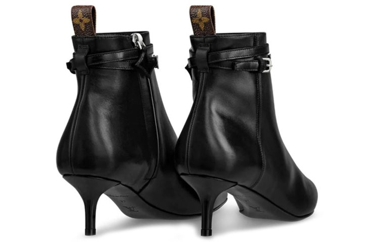Lookbook (W) Louis Vuitton Sepatu Bot Kulit Hitam Call Back 1A5LAX