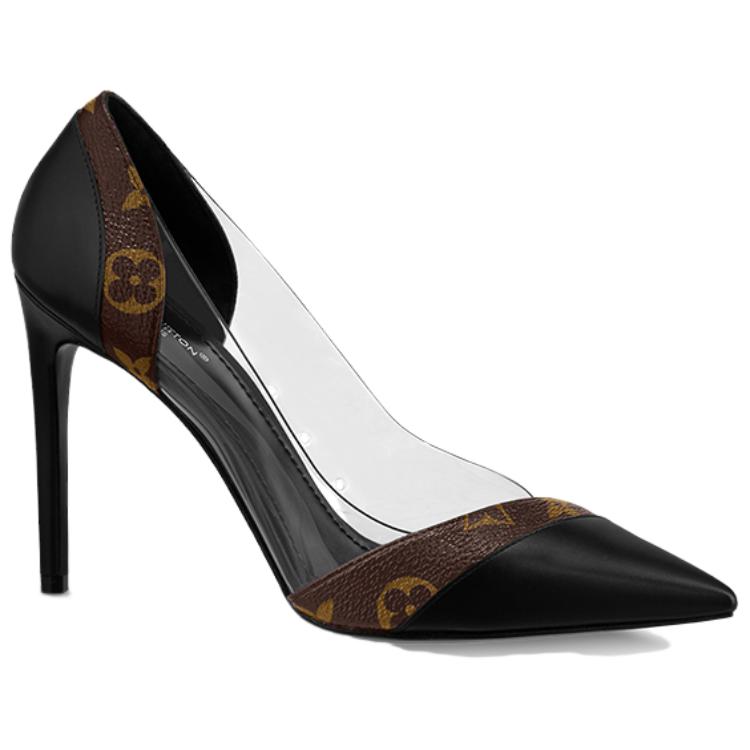 (W) LV Call Back 'Black Leather Pointed Toe Stiletto' 圖 2