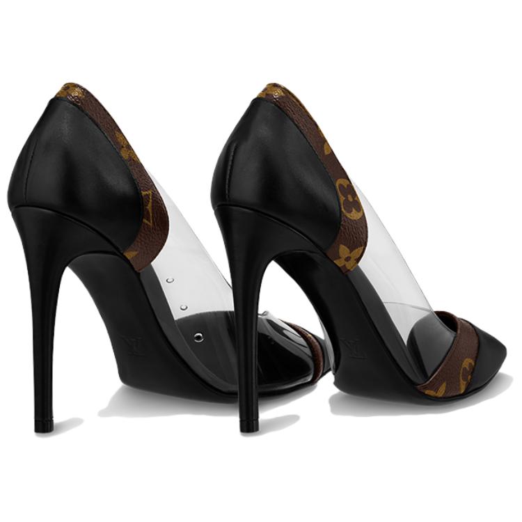 Purchase (W) Louis Vuitton Call Back ''Décolleté in Pelle Nera a Punta con Tacco Alto'' 1ABVRR