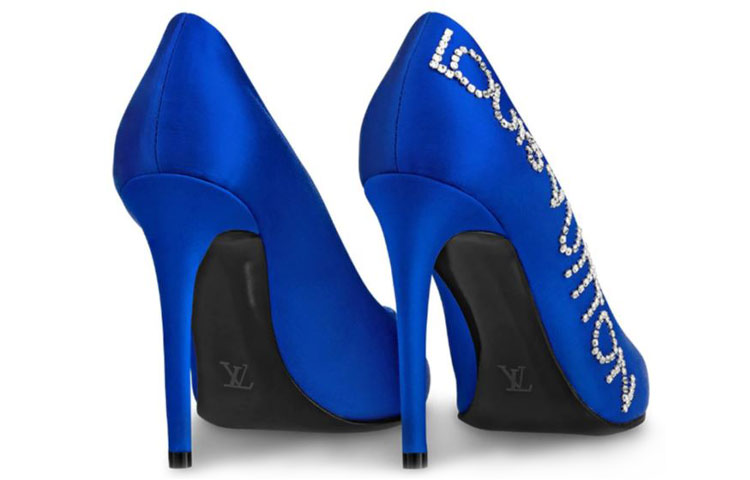 Shop (W) Louis Vuitton Call Back ''Satin Crystal Hoge Hakken Blauw'' 1A5L1P