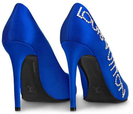 (W) Louis Vuitton Call Back ''Satin Crystal Hoge Hakken Blauw'' 1A5L1P Shop (W) Louis Vuitton Call Back ''Satin Crystal Hoge Hakken Blauw'' 1A5L1P