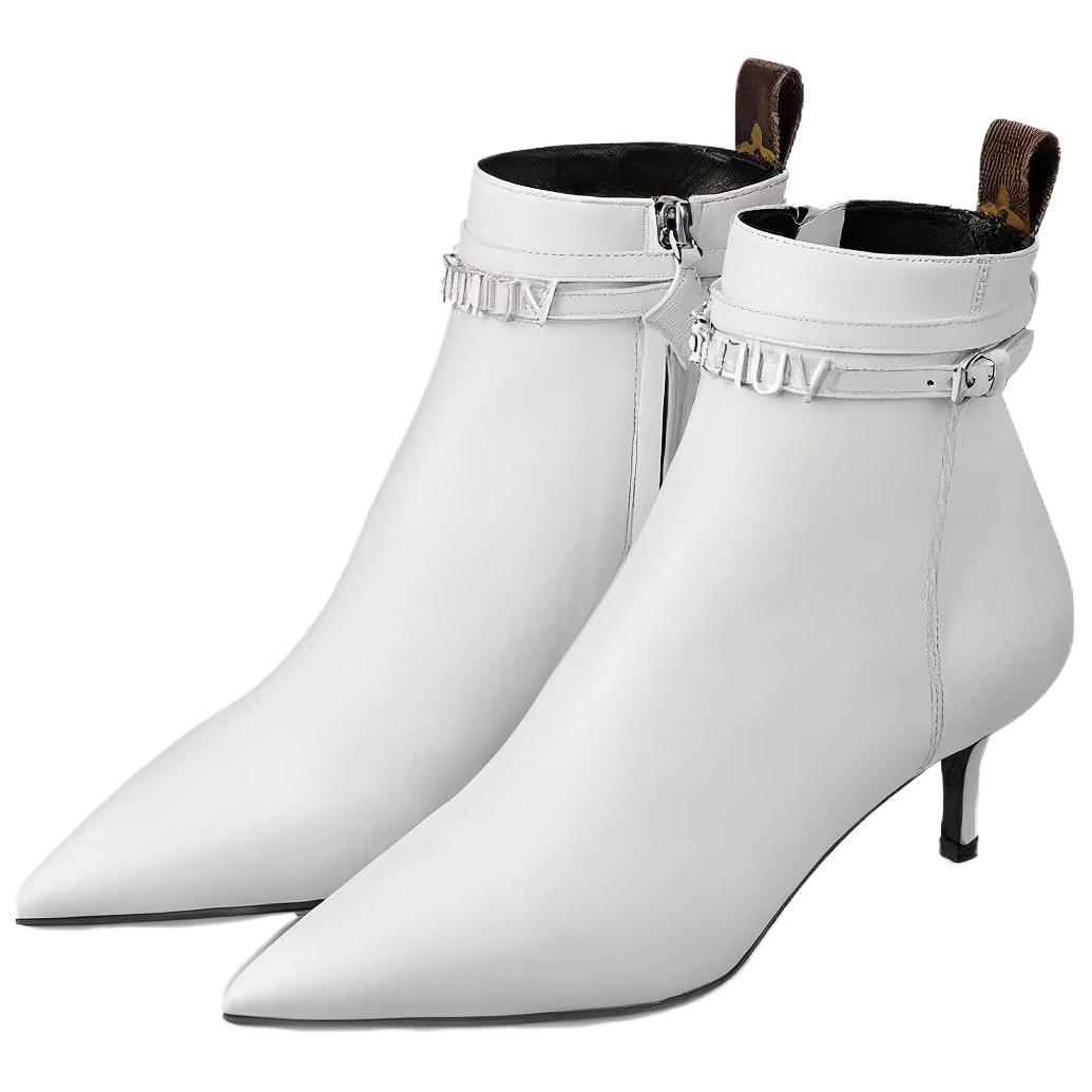 (W) LV Call Back Ankle Boot 'White Calfskin' 圖 2
