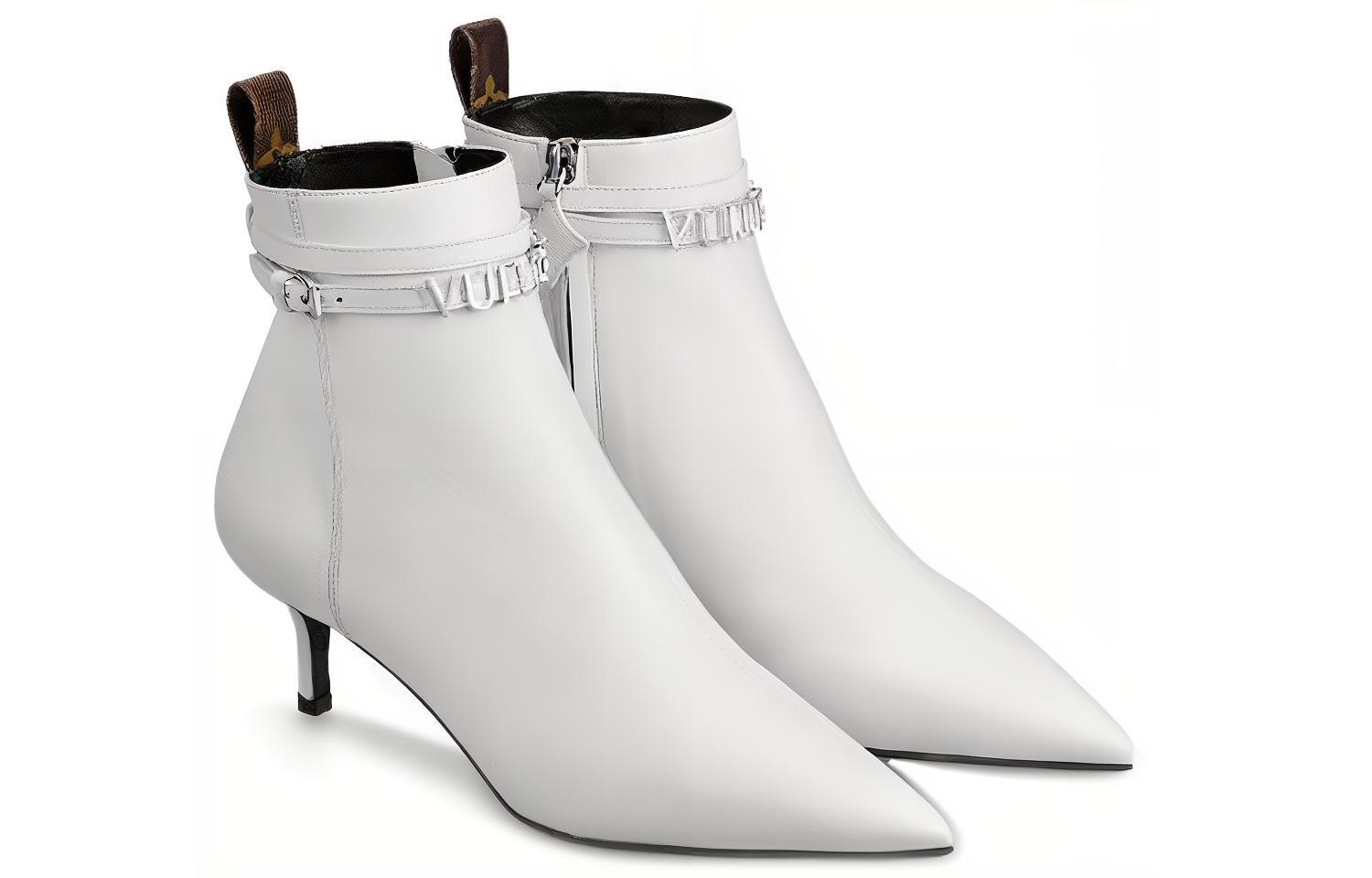 (W) LV Call Back Ankle Boot 'White Calfskin' 圖 3