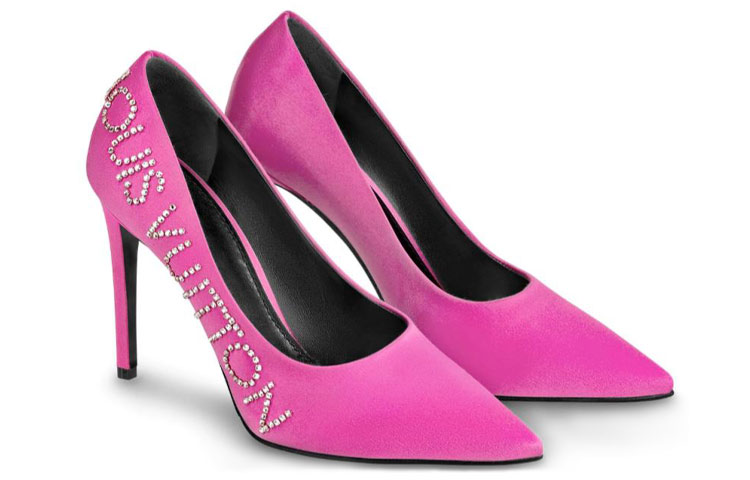 Shop (W) Louis Vuitton Call Back Talons Hauts ''Satin Rose'' 1A5L24