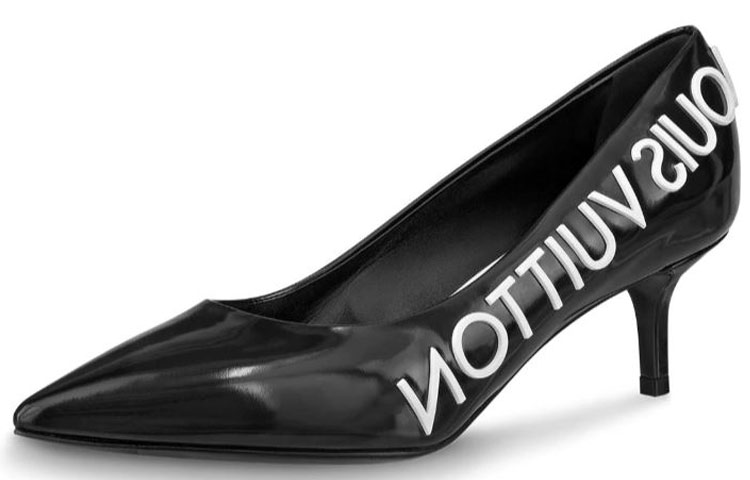 (Women) Louis Vuitton Call Back Pumpes 'Glossy Black' 1A5L8B