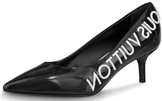(Women) Louis Vuitton Call Back Pumpes 'Glossy Black' 1A5L8B (Women) Louis Vuitton Call Back Pumpes 'Glossy Black' 1A5L8B