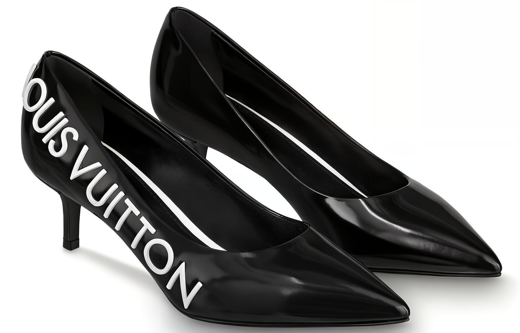 Lookbook (W) Louis Vuitton Call Back Pumps ''Glanzend Zwart'' 1A5L8B