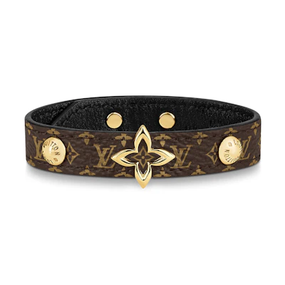 (Women) Louis Vuitton Canvas Metal Bracelet - Stylish Casual Fashion Accessory M6534E