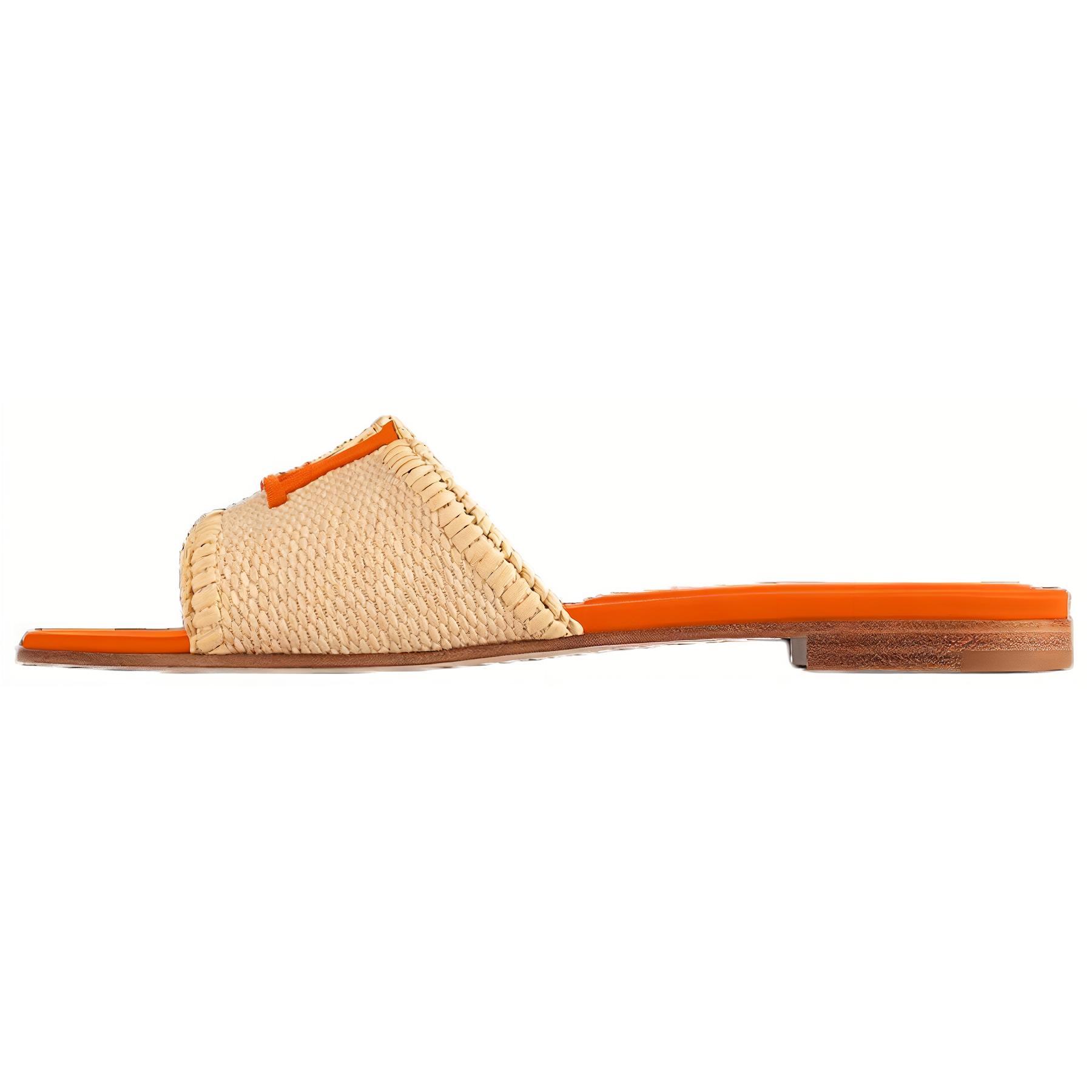 (Women) Louis Vuitton Capri 'Orange Raffia' 1ACZFD