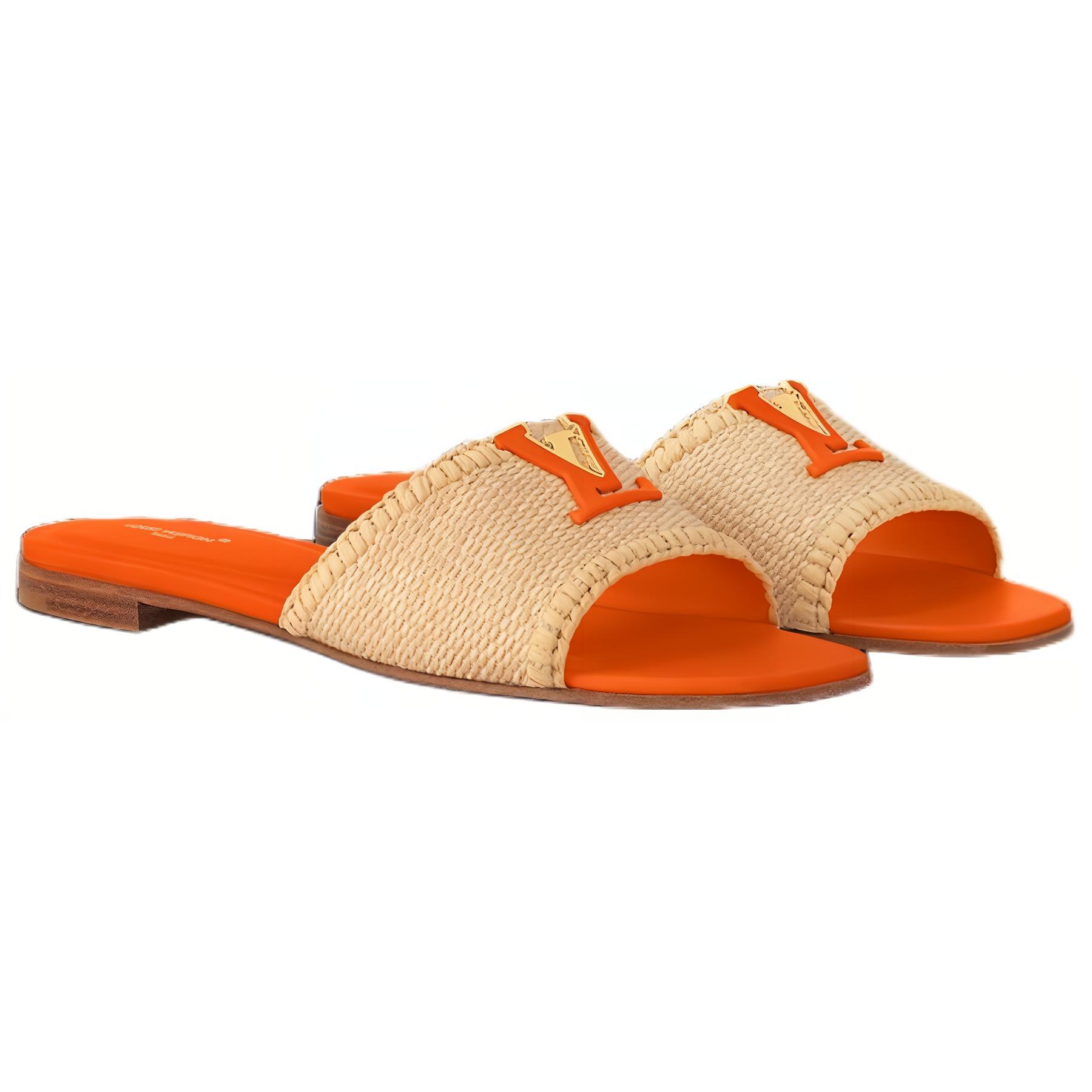 Lookbook (W) Louis Vuitton Capri 'Orange Raffia' (Oren) 1ACZFD