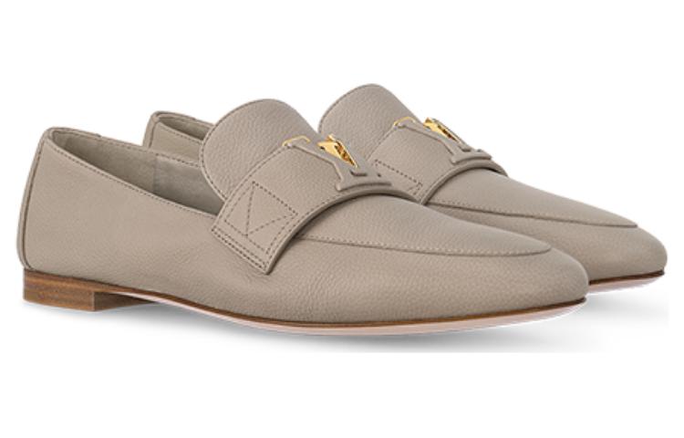 Lookbook (W) Louis Vuitton Capri ''Stijlvolle Comfortabele Loafer'' Beige 1AC9FG