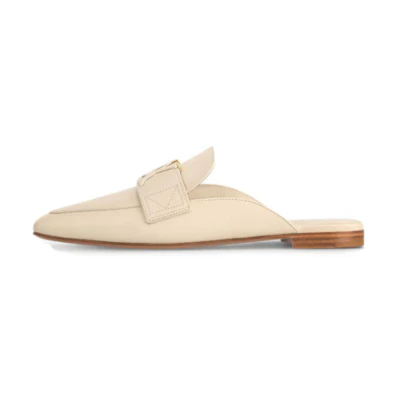 (W) LV Capri 'White Leather Mule'