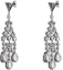 Shop (W) ルイ・ヴィトン シャンデリアクリスタルロゴスタッドピアス シルバー レディース用 M02180