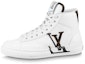 Buy (W) Louis Vuitton Charlie Zapatillas Tobilleras 'Blancas con Logo Lateral Marrón' 1AADRJ
