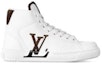 Order (W) Louis Vuitton Charlie Zapatillas Tobilleras 'Blancas con Logo Lateral Marrón' 1AADRJ
