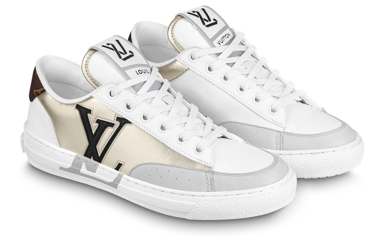 Order 路易威登 Charlie 低幫綁帶板鞋 女款 白金