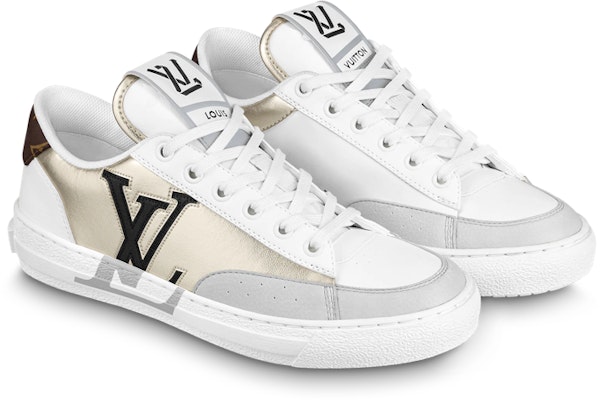 路易威登 Charlie 低幫綁帶板鞋 女款 白金 Order 路易威登 Charlie 低幫綁帶板鞋 女款 白金