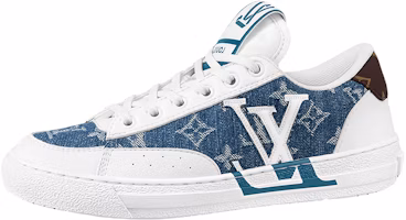 (Women) Louis Vuitton Charlie Sneakers 'White with Denim Monogram' 1A9S44 (Women) Louis Vuitton Charlie Sneakers 'White with Denim Monogram' 1A9S44