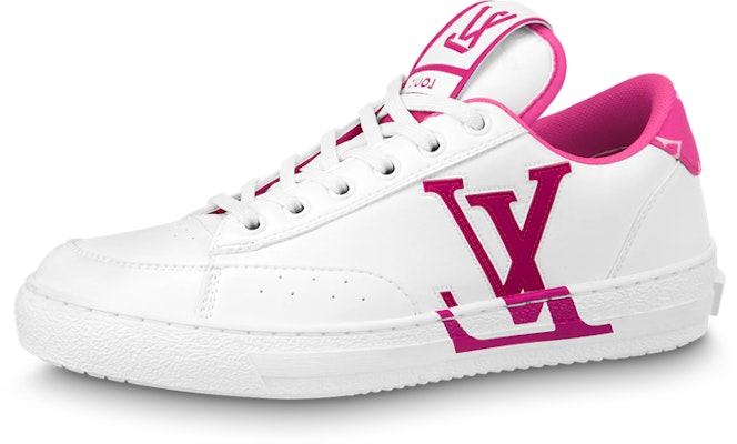 LOUIS VUITTON Charlie 標飾 低筒 繫帶 時尚板鞋 女款 玫瑰紅色 Buy LOUIS VUITTON Charlie 標飾 低筒 繫帶 時尚板鞋 女款 玫瑰紅色