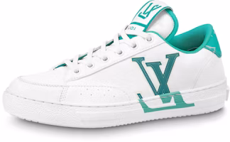 (Women) Louis Vuitton Charlie Sneakers 'White Teal' 1AAVZ6 (Women) Louis Vuitton Charlie Sneakers 'White Teal' 1AAVZ6