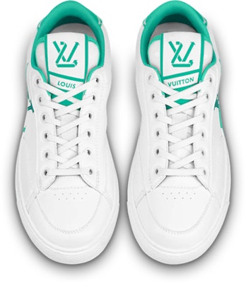 (W) Louis Vuitton Charlie Sneakers 'Putih Teal' 1AAVZ6 Shop (W) Louis Vuitton Charlie Sneakers 'Putih Teal' 1AAVZ6