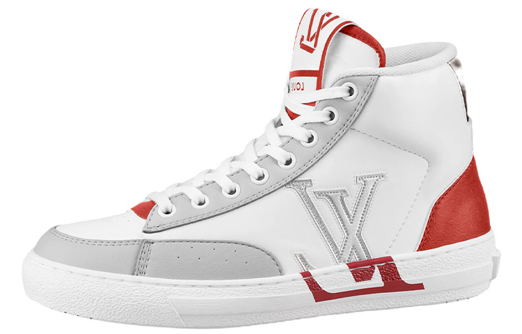 (Women) Louis Vuitton Charlie Sneaker High 'White Red' 1A9S4K