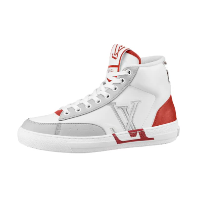 (W) LV Charlie Sneaker High 'White Red'