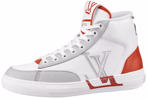 (Women) Louis Vuitton Charlie Sneaker High 'White Red' 1A9S4K (Women) Louis Vuitton Charlie Sneaker High 'White Red' 1A9S4K