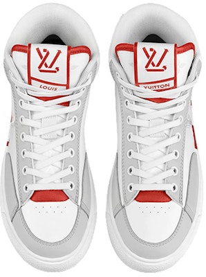 (W) Sneaker Tinggi Louis Vuitton Charlie 'Putih Merah' 1A9S4K Shop (W) Sneaker Tinggi Louis Vuitton Charlie 'Putih Merah' 1A9S4K